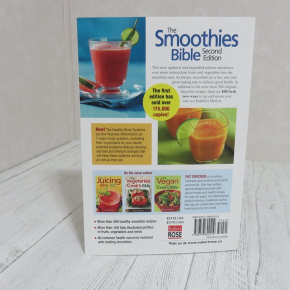 The Smoothies Bible by Pat Crocker - Picture 2 of 2